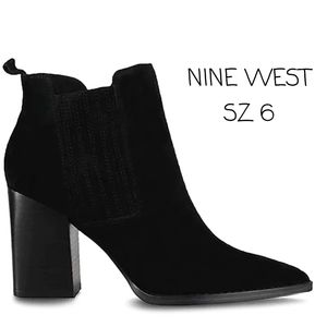 NEW NINE WEST BEATA BOOTIES SZ 6